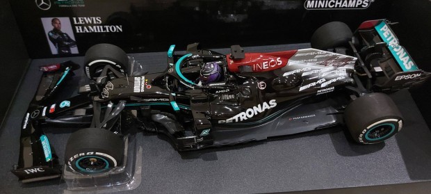 F1 Mercedes AMG W12 Bahrain Gp 2021 Lewis Hamilton 1:18 Minichamps