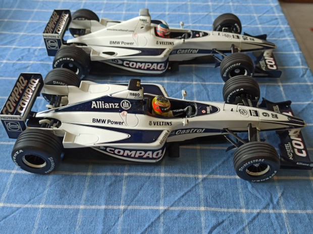 F1 Minichamps BMW 1:18, Ralf Schumacher, Jenson Button Fm ritkasgok