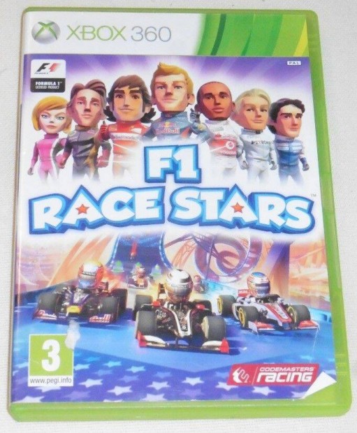 F1 Race Stars (4 en is egyszerre jtszhat) Gyri Xbox 360 Jtk