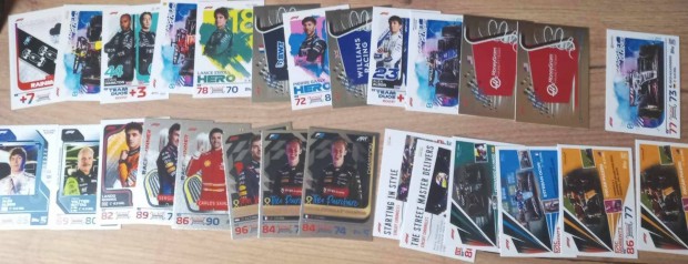 F1 topps turbo attax 2024 krtyk csere