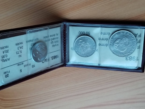 FAO 10 Ft 5 FT 20 fillr 1983-as eredeti csomagolsban