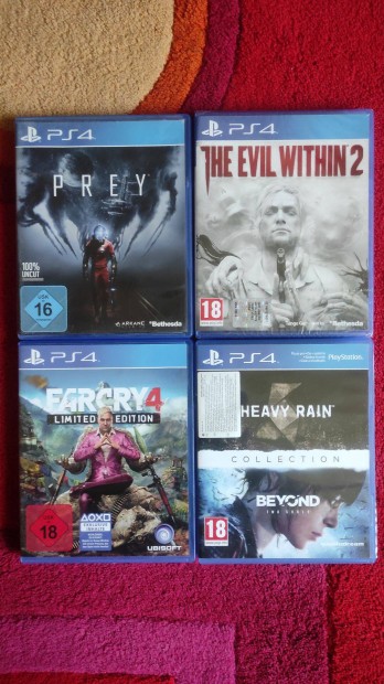 FC4, Prey, The Evil Within 2, Heavy Rain & Beyond Two Souls Collection