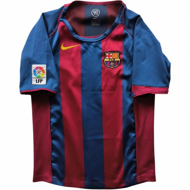 FC Barcelona 2004-05 Nike hazai foci mez gyerek L-es