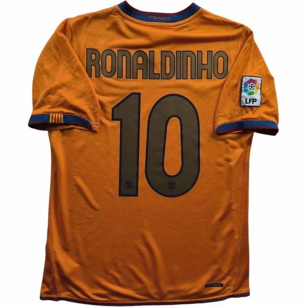 FC Barcelona 2006-07 Nike vendg Ronaldinho foci mez S-es