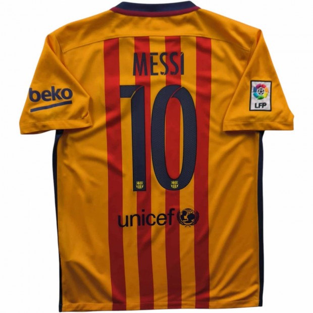 FC Barcelona 2015-16 Nike vendg Lionel Messi foci mez M-es