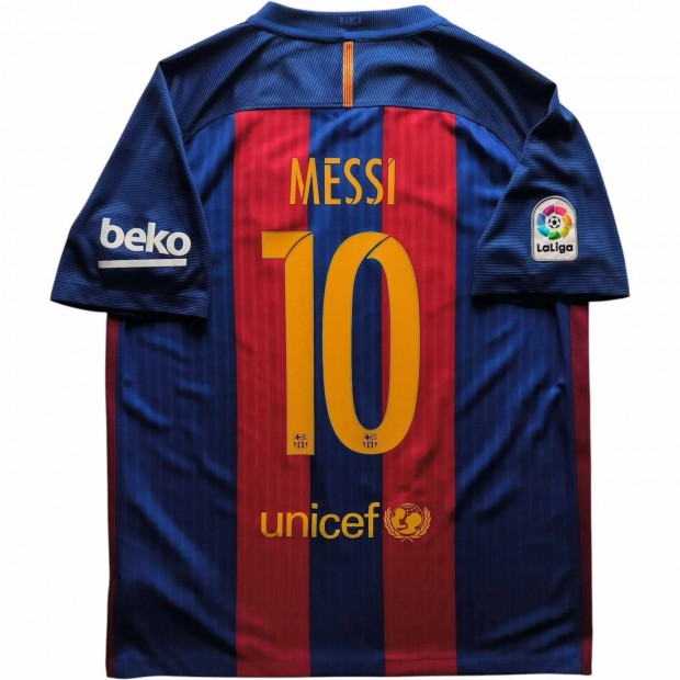 FC Barcelona 2016-17 Nike hazai Lionel Messi foci mez L-es