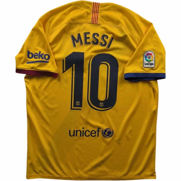 FC Barcelona 2019-20 Nike vendg Lionel Messi foci mez XL-es