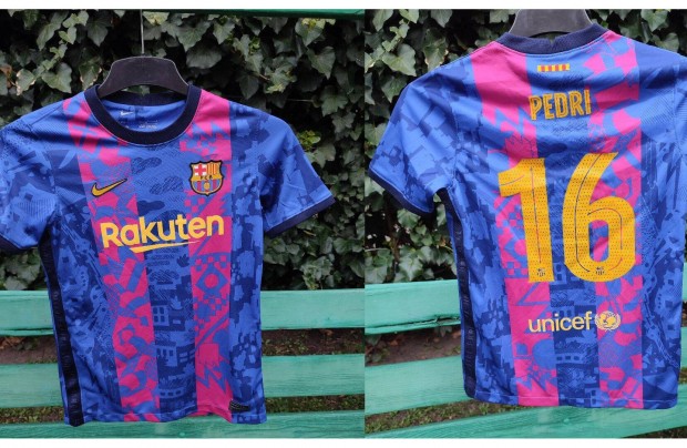 FC Barcelona Pedri eredeti Nike Bajnokok Ligja gyerek mez (147-158)