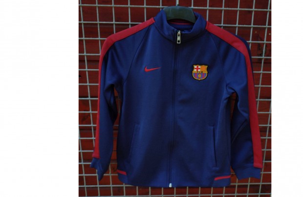 FC Barcelona eredeti Nike gyerek cipzras pulver (147-158)