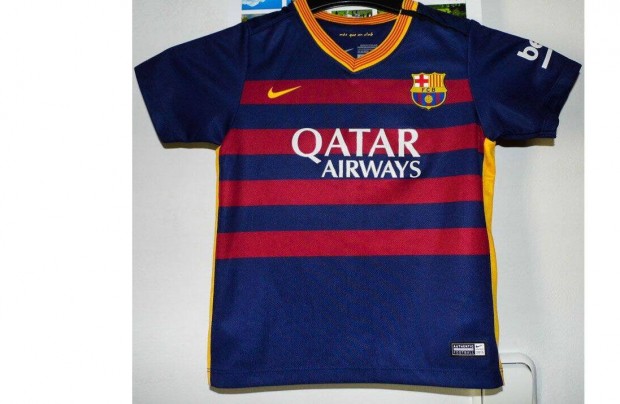FC Barcelona gránátvörös kék 2015-ös eredeti Nike baby mez
