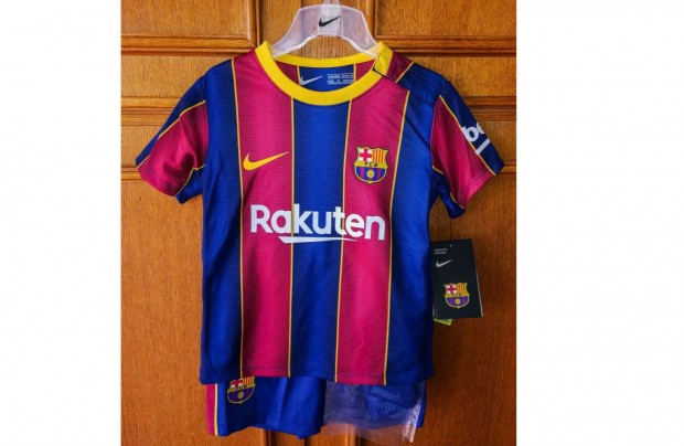 FC Barcelona gránátvörös kék eredeti Nike baby mez szett (több méret)