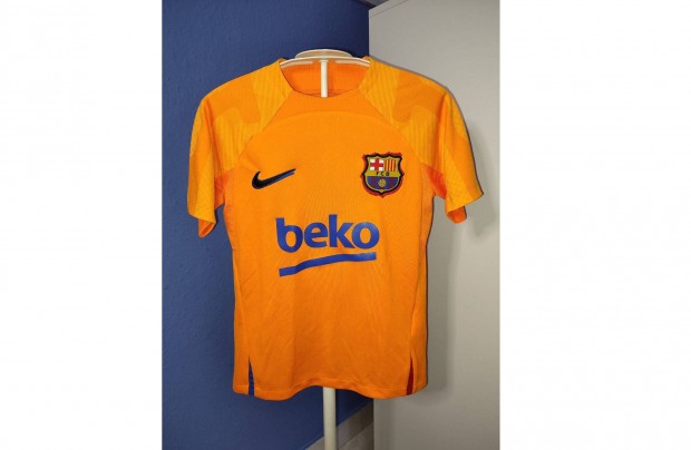 FC Barcelona narancssárga eredeti Nike edző gyerek mez (128-137)