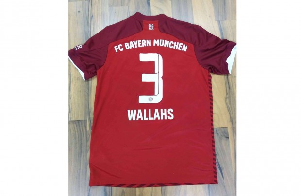 FC Bayern Mnchen Adidas foci mez Wallahs M-es football polo t-shirt