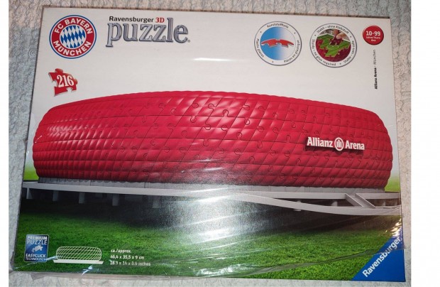 FC Bayern Mnchen Allianz Arena stadion eredeti 3D puzzle