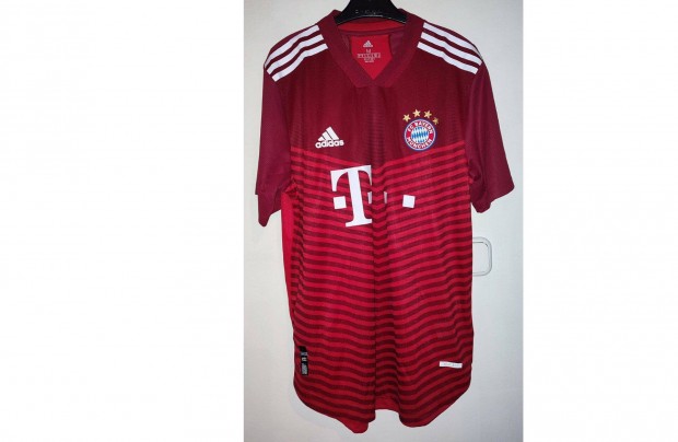 FC Bayern München bordó eredeti adidas 2021-22 piros mez (M)