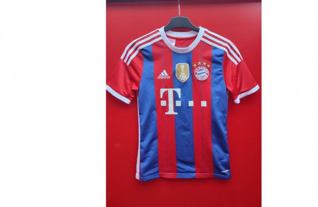 FC Bayern Mnchen eredeti adidas 2014-15 Klub VB gyerek mez (L, 164)