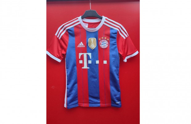FC Bayern Mnchen eredeti adidas 2014-15 Klub VB gyerek mez (L, 164)