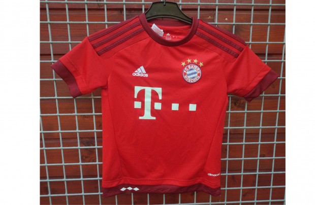 FC Bayern Mnchen eredeti adidas 2015 bord piros gyerek mez (140)