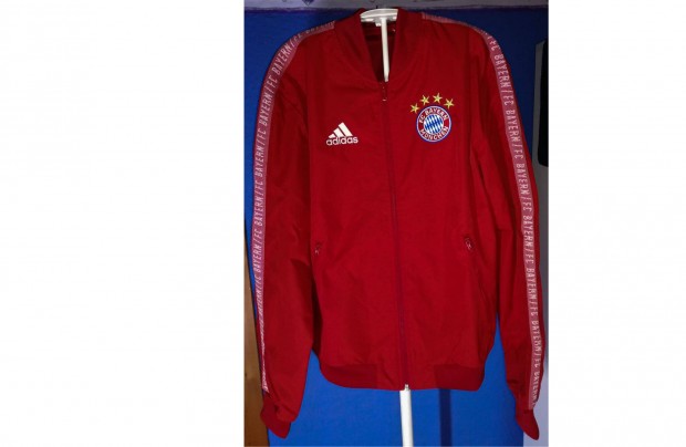 FC Bayern Mnchen eredeti adidas cipzras piros dzseki (XS)