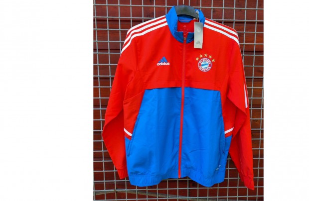 FC Bayern Mnchen eredeti adidas kk piros cipzras fels (M)