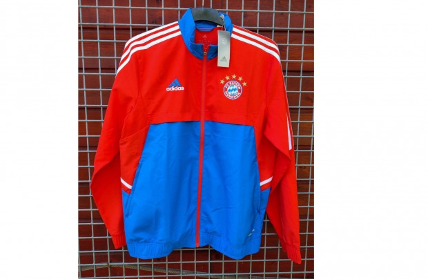 FC Bayern Mnchen eredeti adidas kk piros cipzras fels (M-es)