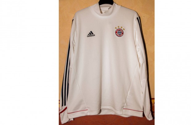 FC Bayern Mnchen eredeti adidas magas nyak fehr fels (XL)