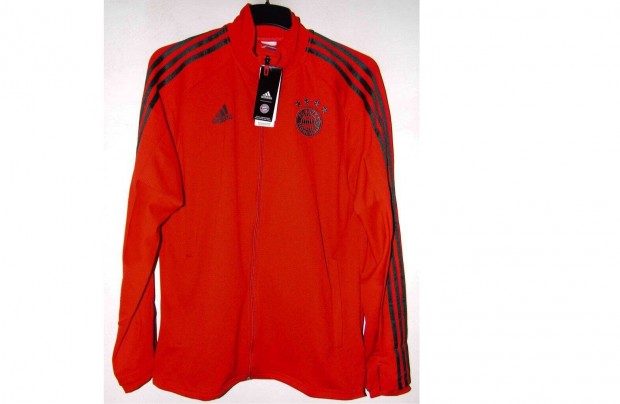 FC Bayern Mnchen eredeti adidas piros cipzras fels (XS, M)