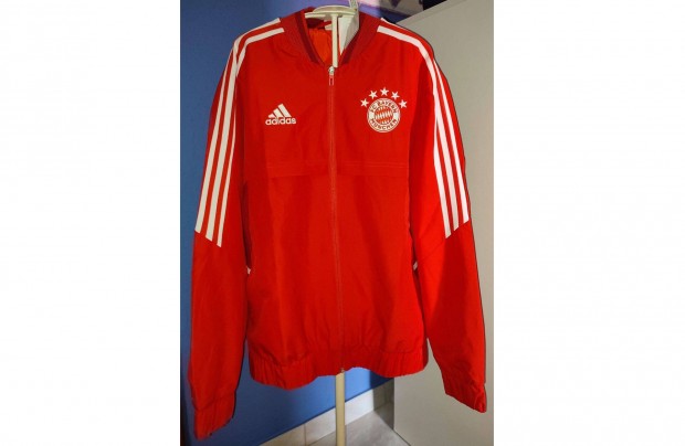 FC Bayern Mnchen eredeti adidas piros dzseki (M, L, XL)