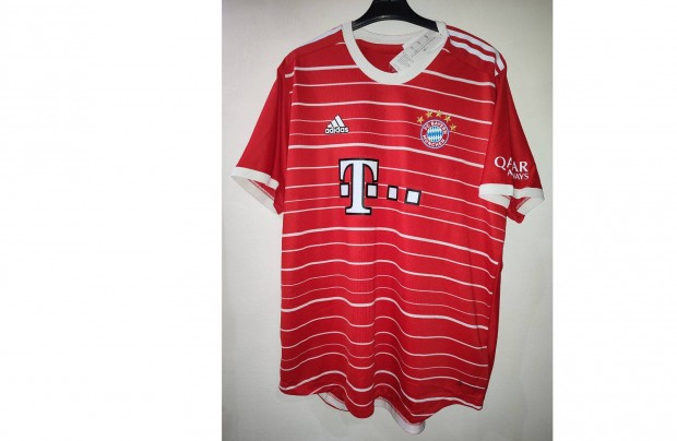 FC Bayern Mnchen eredeti adidas piros fehr 2022-23 mez (2XL)