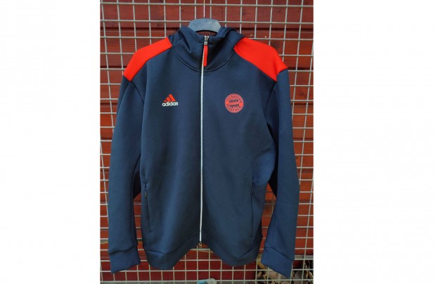 FC Bayern Mnchen eredeti adidas sttkk piros kapucnis fels (XL)