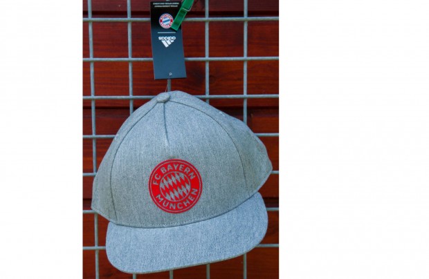 FC Bayern Mnchen eredeti adidas szrke snapback sapka