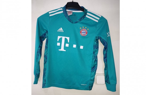 FC Bayern Mnchen eredeti adidas zldeskk gyerek kapusmez (140)