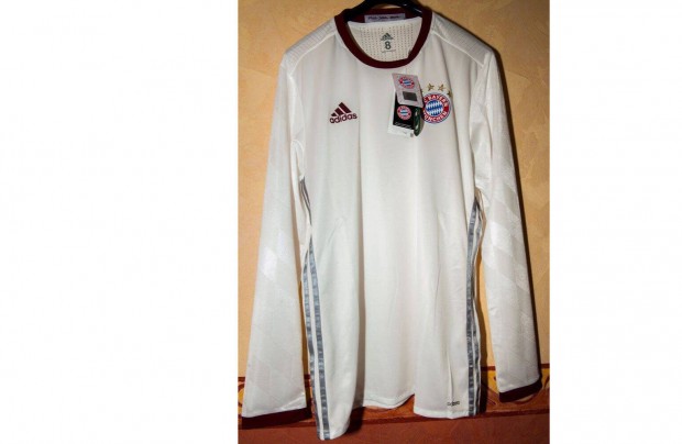 FC Bayern München fehér eredeti Adidas - adizero hosszú ujjú mez (L)