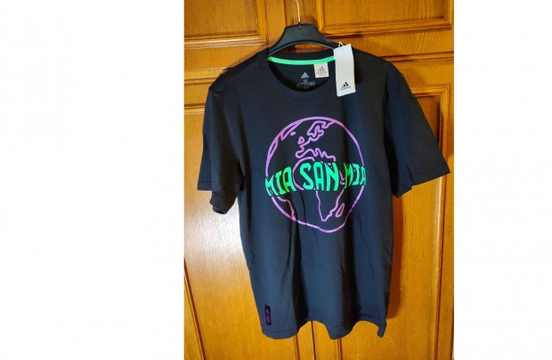 FC Bayern Mnchen fekete Mia San Mia eredeti adidas pl (M)