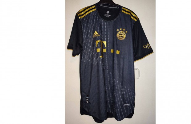 FC Bayern München fekete arany eredeti adidas 2021-22 mez (M)
