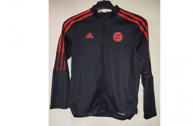 FC Bayern München fekete piros eredeti adidas cipzáras gyerek felső
