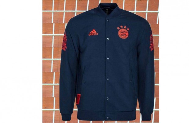 FC Bayern München kék Chinese New Year eredeti adidas bomber dzseki
