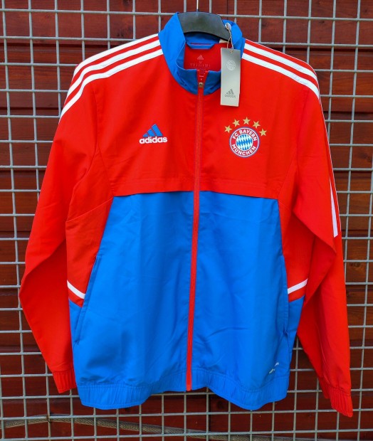 FC Bayern München kék piros eredeti adidas cipzáras felső (M)