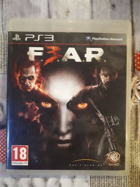 FEAR 3 ps3 jtk,elad,csere is