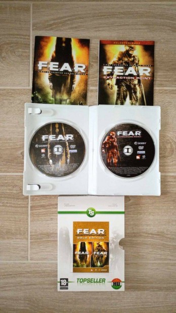 FEAR Gold Edition, dupla lemezes CD lemezes (!) FPS jtk