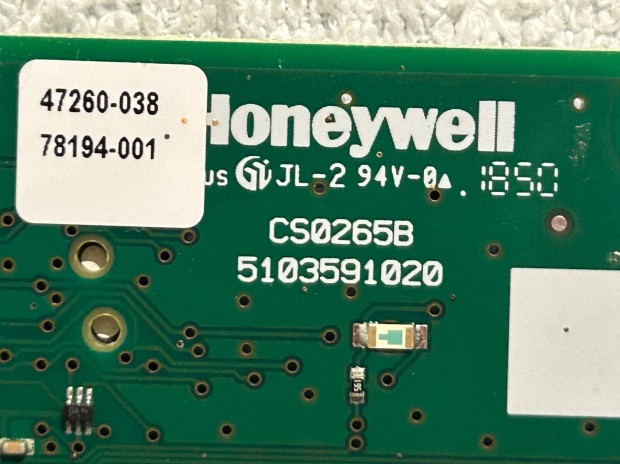 FG Vara Honeywell alaplap vezrlpanel C-12-36 HE