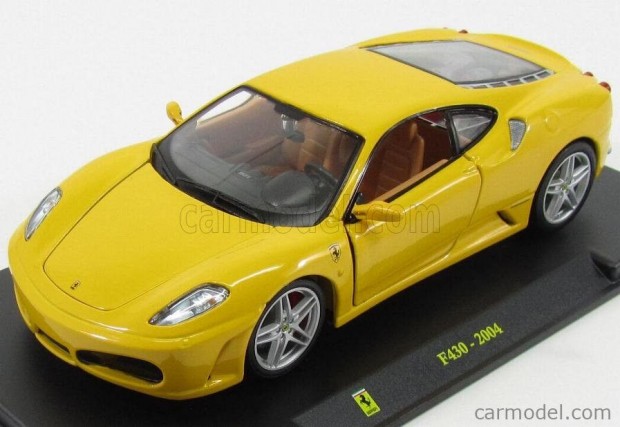 FERRARI  F430 2004 - CON VETRINA - WITH SHOWCASE  YELLOW