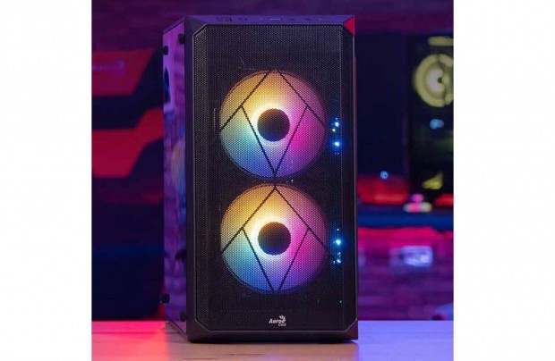FHD Core I7 8700 SSD Gamer PC 16GB 500GB AMD RX 580 8GB DDR5 1Év GAR!