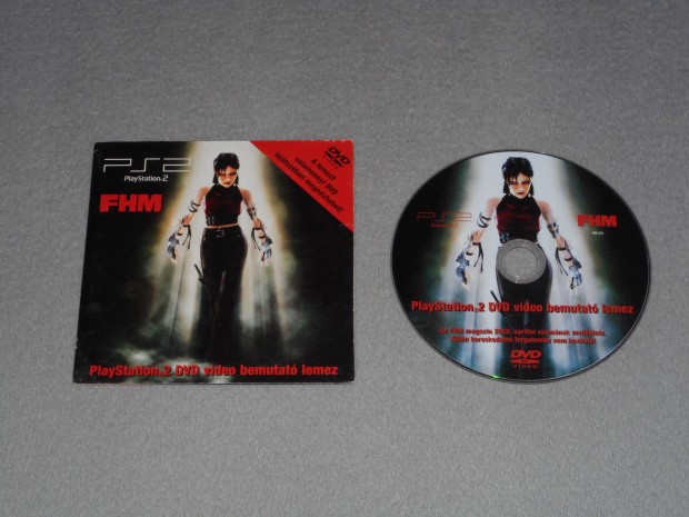 FHM Playstation 2 Ps2 DVD video bemutat lemez 2003. magazin mellklet