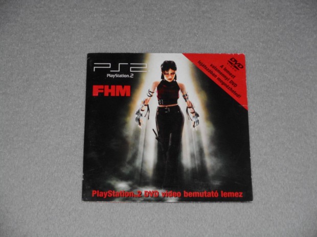 FHM Playstation 2 Ps2 DVD video bemutat lemez 2003. magazin mellklet