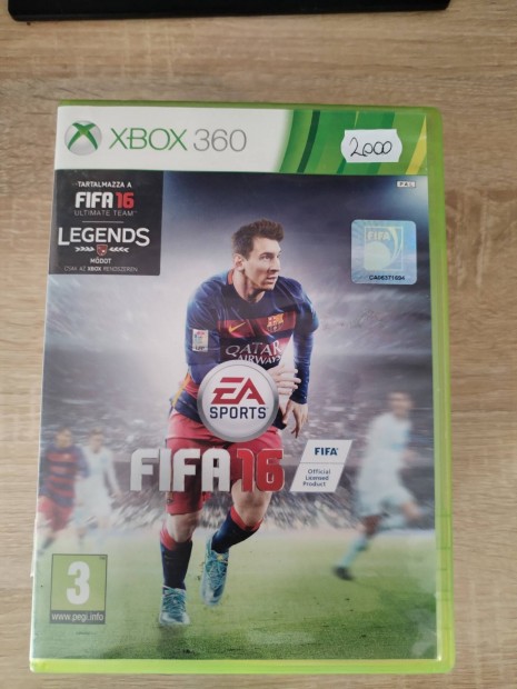 FIFA 16 Xbox 360 jtk 