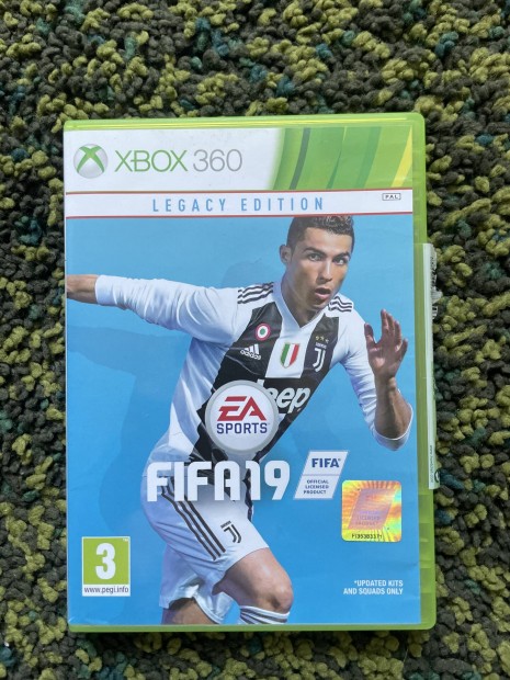 FIFA 19 Xbox 360 jatek, lemez hasznalt