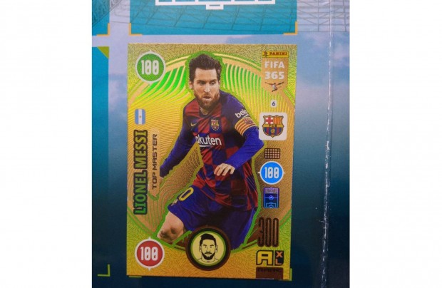 FIFA 365 2021 Adrenalyn XL Messi Top Master krtya