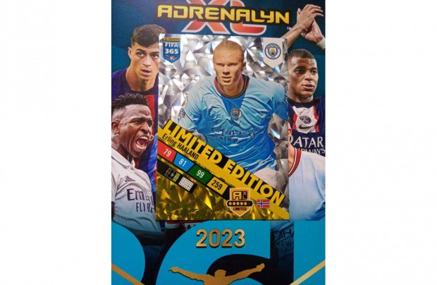 FIFA 365 2023 Adrenalyn Haaland XXL Limited krtya