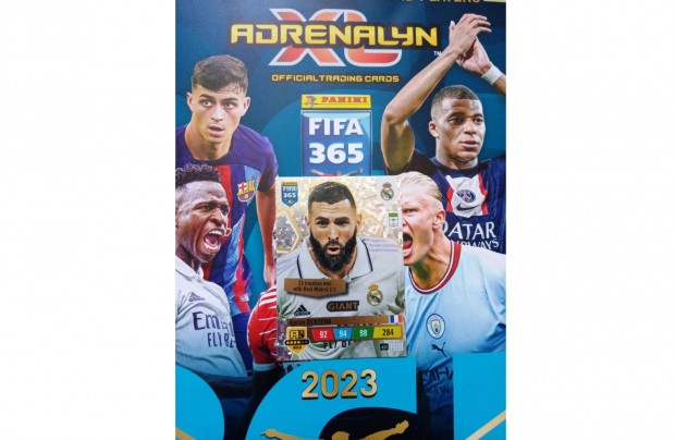 FIFA 365 2023 Adrenalyn Kevin Benzema Giant krtya